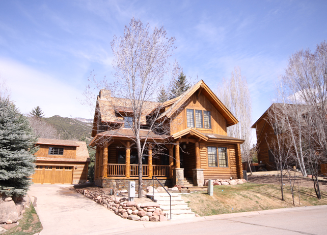 log home basalt colorado