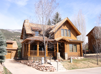 log house basalt colorado