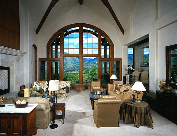 Lot 44 Maroon Creek Club Johannsson Architects Aspen Livin Room