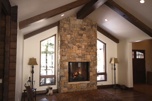 Stern Residence fireplace Johannsson aspen architects